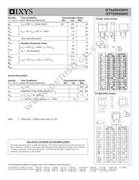 IXTA02N450HV Datasheet Page 2