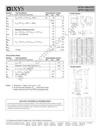 IXTA110N12T2 Datasheet Page 2