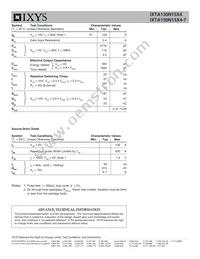 IXTA130N15X4-7 Datasheet Page 2