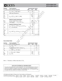 IXTA150N15X4 Datasheet Page 2