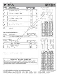 IXTA1N170DHV Datasheet Page 2