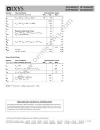 IXTA50N25T Datasheet Page 2