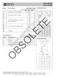 IXTA6N50P Datasheet Page 2