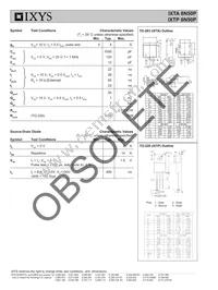 IXTA8N50P Datasheet Page 2