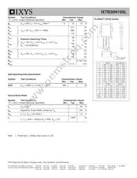 IXTB30N100L Datasheet Page 2