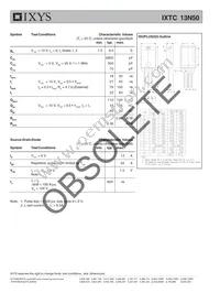 IXTC13N50 Datasheet Page 2