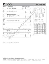 IXTC200N10T Datasheet Page 2