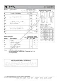 IXTC220N075T Datasheet Page 2