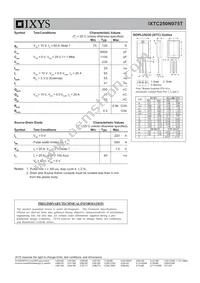 IXTC250N075T Datasheet Page 2