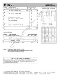 IXTF03N400 Datasheet Page 2