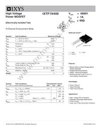 IXTF1N400 Datasheet Cover