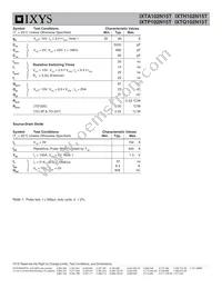 IXTH102N15T Datasheet Page 2