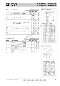 IXTH12N120 Datasheet Page 2