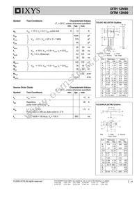 IXTH12N90 Datasheet Page 2