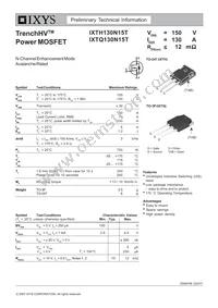 IXTH130N15T Datasheet Cover