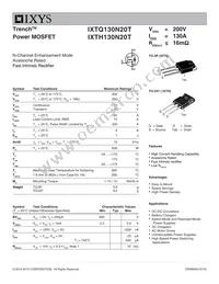 IXTH130N20T Datasheet Cover