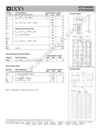 IXTH16N20D2 Datasheet Page 2