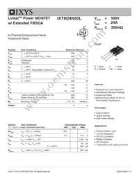 IXTH24N50L Datasheet Cover