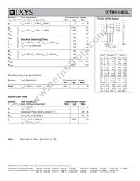 IXTH24N50L Datasheet Page 2