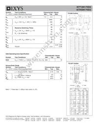 IXTH2N170D2 Datasheet Page 2