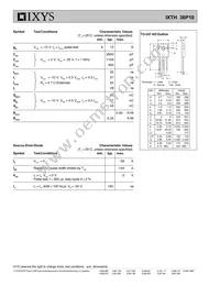 IXTH36P10 Datasheet Page 2