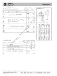 IXTH41N25 Datasheet Page 2