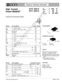 IXTH48N15 Cover