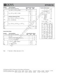 IXTH4N150 Datasheet Page 2