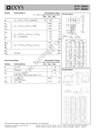 IXTH50N30 Datasheet Page 2