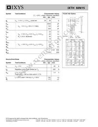 IXTH60N15 Datasheet Page 2