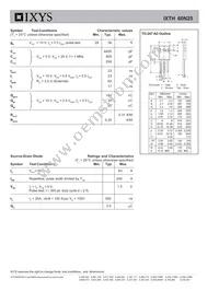 IXTH60N25 Datasheet Page 2