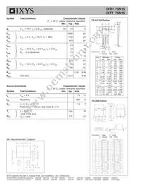IXTH75N15 Datasheet Page 2