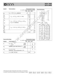 IXTH7P50 Datasheet Page 2