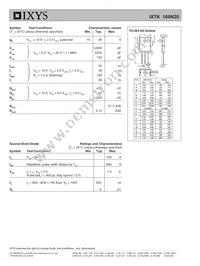 IXTK160N20 Datasheet Page 2