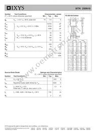 IXTK250N10 Datasheet Page 2