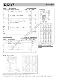 IXTK62N25 Datasheet Page 2