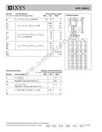 IXTK90N15 Datasheet Page 2