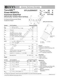 IXTL2X200N085T Datasheet Cover