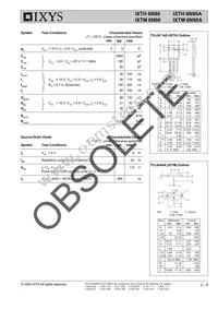 IXTM6N90A Datasheet Page 2