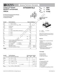 IXTN200N10L2 Datasheet Cover