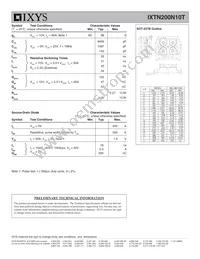 IXTN200N10T Datasheet Page 2