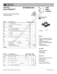 IXTN400N15X4 Datasheet Cover