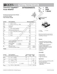 IXTN550N055T2 Datasheet Cover