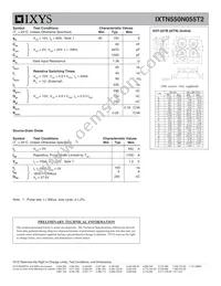 IXTN550N055T2 Datasheet Page 2