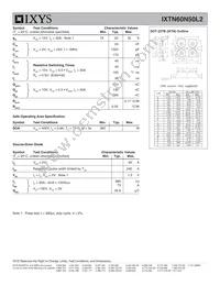 IXTN60N50L2 Datasheet Page 2