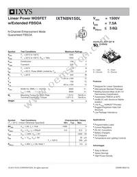 IXTN8N150L Datasheet Cover