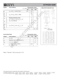 IXTP05N100M Datasheet Page 2