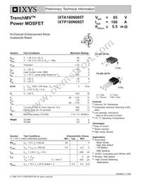 IXTP180N085T Datasheet Cover