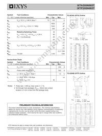 IXTP200N085T Datasheet Page 2