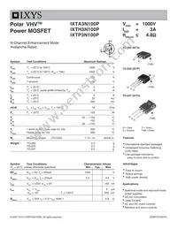 IXTP3N100P Datasheet Cover